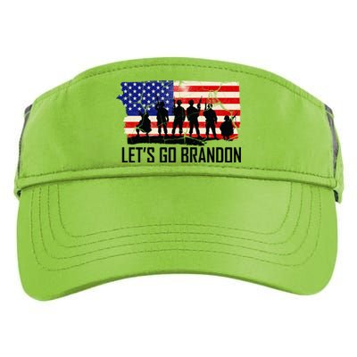 Let's Go Brandon Military Troops American Flag Adult Drive Performance Visor