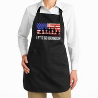 Let's Go Brandon Military Troops American Flag Apron