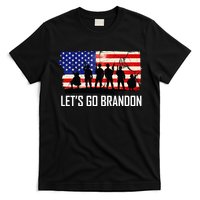 Let's Go Brandon Military Troops American Flag T-Shirt