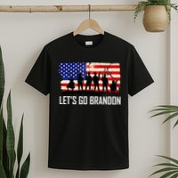 Let's Go Brandon Military Troops American Flag T-Shirt