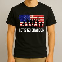 Let's Go Brandon Military Troops American Flag T-Shirt