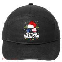Let's Go Brandon Santa Claus USA Christmas Shades 7-Panel Snapback Hat