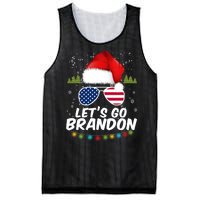 Let's Go Brandon Santa Claus USA Christmas Shades Mesh Reversible Basketball Jersey Tank