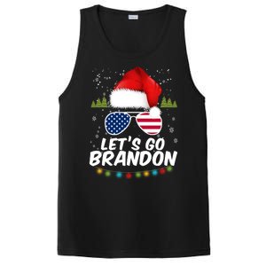 Let's Go Brandon Santa Claus USA Christmas Shades PosiCharge Competitor Tank