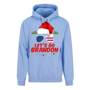 Let's Go Brandon Santa Claus USA Christmas Shades Unisex Surf Hoodie