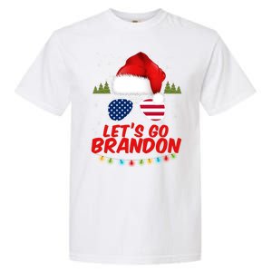 Let's Go Brandon Santa Claus USA Christmas Shades Garment-Dyed Heavyweight T-Shirt