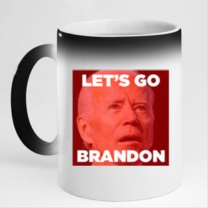 Let's Go Brandon Joe Apparel 11oz Black Color Changing Mug