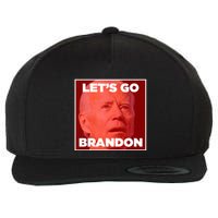 Let's Go Brandon Joe Apparel Wool Snapback Cap
