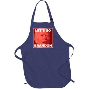 Let's Go Brandon Joe Apparel Full-Length Apron With Pockets