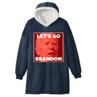 Let's Go Brandon Joe Apparel Hooded Wearable Blanket