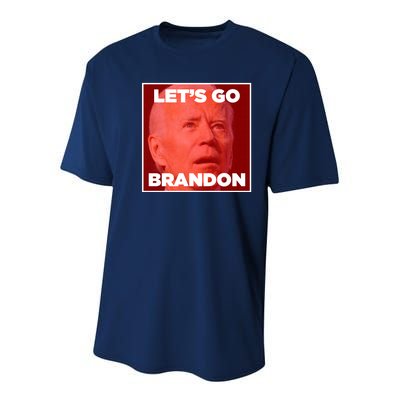 Let's Go Brandon Joe Apparel Youth Performance Sprint T-Shirt