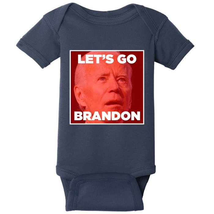 Let's Go Brandon Joe Apparel Baby Bodysuit