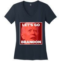 Let's Go Brandon Joe Apparel Women's V-Neck T-Shirt