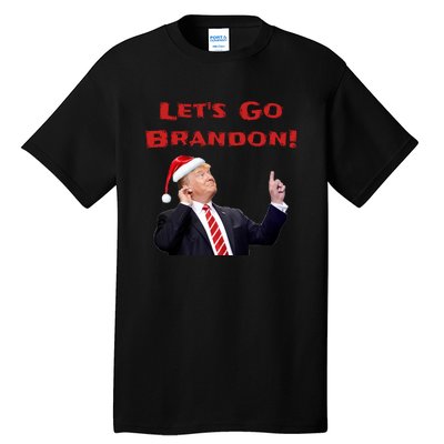 MAGA Republican Let's Go Brandon Anti Biden Christmas Trump  Tall T-Shirt