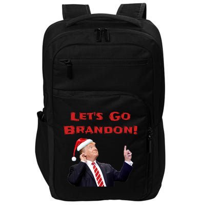 MAGA Republican Let's Go Brandon Anti Biden Christmas Trump  Impact Tech Backpack