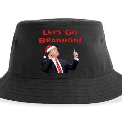 MAGA Republican Let's Go Brandon Anti Biden Christmas Trump  Sustainable Bucket Hat