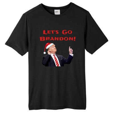 MAGA Republican Let's Go Brandon Anti Biden Christmas Trump  Tall Fusion ChromaSoft Performance T-Shirt