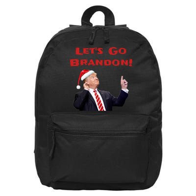 MAGA Republican Let's Go Brandon Anti Biden Christmas Trump  16 in Basic Backpack