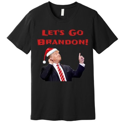 MAGA Republican Let's Go Brandon Anti Biden Christmas Trump  Premium T-Shirt