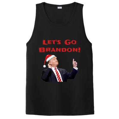 MAGA Republican Let's Go Brandon Anti Biden Christmas Trump  PosiCharge Competitor Tank