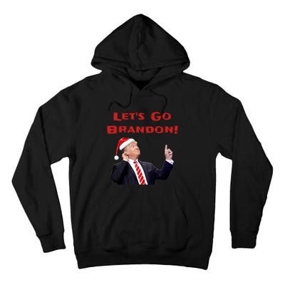 MAGA Republican Let's Go Brandon Anti Biden Christmas Trump  Tall Hoodie