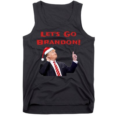 MAGA Republican Let's Go Brandon Anti Biden Christmas Trump  Tank Top