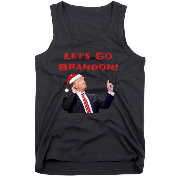 MAGA Republican Let's Go Brandon Anti Biden Christmas Trump  Tank Top