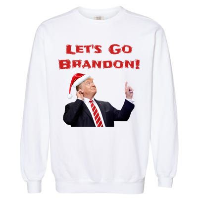 MAGA Republican Let's Go Brandon Anti Biden Christmas Trump  Garment-Dyed Sweatshirt