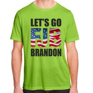 Let's Go Brandon FJB Flag Image Kitchenware Adult ChromaSoft Performance T-Shirt