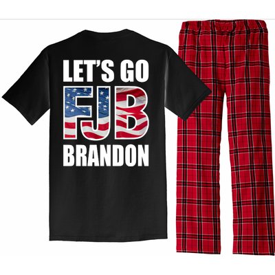 Let's Go Brandon FJB Flag Image Kitchenware Pajama Set