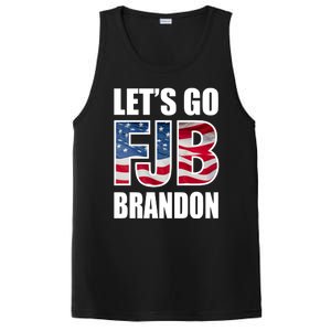 Let's Go Brandon FJB Flag Image Kitchenware PosiCharge Competitor Tank