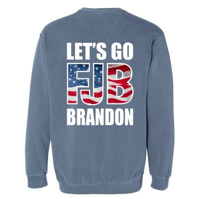 Let's Go Brandon FJB Flag Image Kitchenware Garment-Dyed Sweatshirt