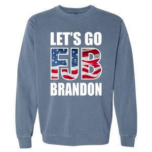 Let's Go Brandon FJB Flag Image Kitchenware Garment-Dyed Sweatshirt