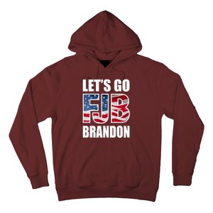 Let's Go Brandon FJB Flag Image Kitchenware Hoodie