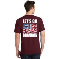 Let's Go Brandon FJB Flag Image Kitchenware T-Shirt