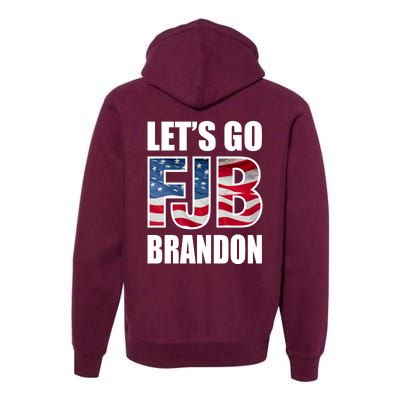 Let's Go Brandon FJB Flag Image Kitchenware Premium Hoodie