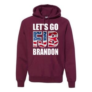 Let's Go Brandon FJB Flag Image Kitchenware Premium Hoodie