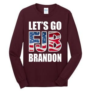 Let's Go Brandon FJB Flag Image Kitchenware Tall Long Sleeve T-Shirt