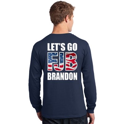 Let's Go Brandon FJB Flag Image Kitchenware Long Sleeve Shirt