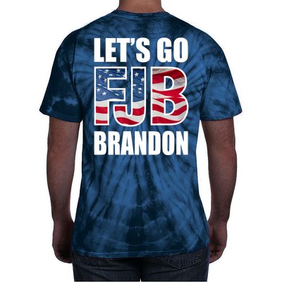 Let's Go Brandon FJB Flag Image Kitchenware Tie-Dye T-Shirt