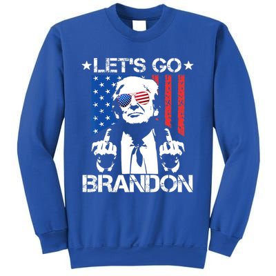 LetS Go Brandon Pro Trump 2024 Flag Anti Joe Biden Gift Sweatshirt