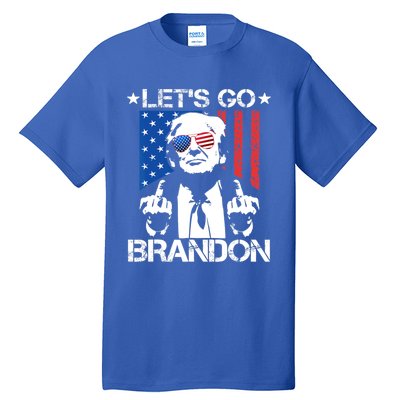 LetS Go Brandon Pro Trump 2024 Flag Anti Joe Biden Gift Tall T-Shirt