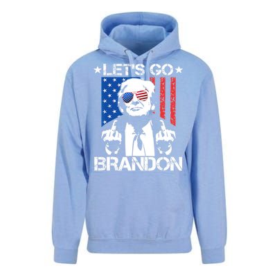 LetS Go Brandon Pro Trump 2024 Flag Anti Joe Biden Gift Unisex Surf Hoodie