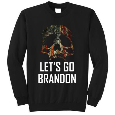 Let's Go Brandon American Grunge Skull Sweatshirt