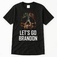 Let's Go Brandon American Grunge Skull Tall T-Shirt