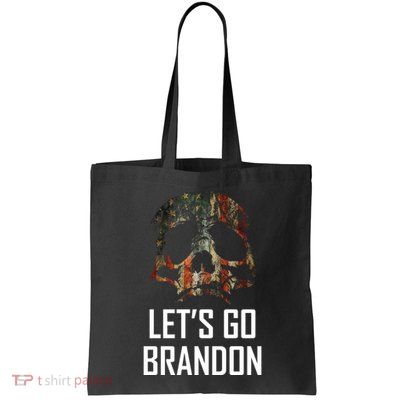 Let's Go Brandon American Grunge Skull Bag