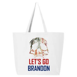 Let's Go Brandon American Grunge Skull 25L Jumbo Tote