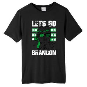 Lets Go Brandon St Patrick's Day Trump Beer America Flag Tall Fusion ChromaSoft Performance T-Shirt