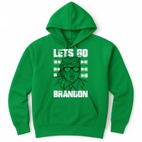Lets Go Brandon St Patrick's Day Trump Beer America Flag Hoodie
