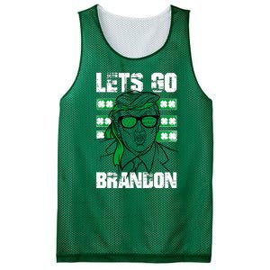 Lets Go Brandon St Patrick's Day Trump Beer America Flag Mesh Reversible Basketball Jersey Tank